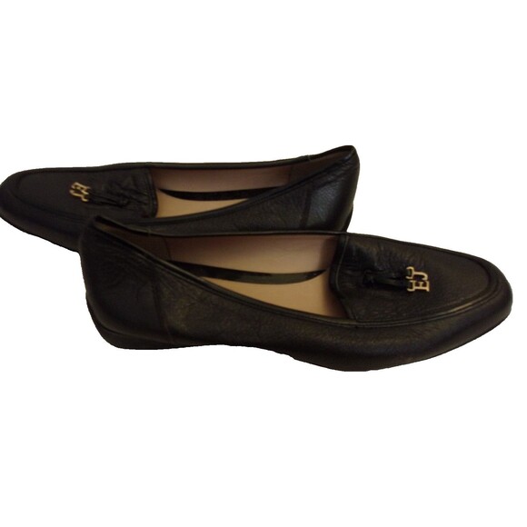 Eric Javits Black Flat Loafers Size 9.5 EJ Charms Rubber Sole Italy - Picture 3 of 6